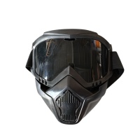 Маска-очки защитная, трансформер, черная-1